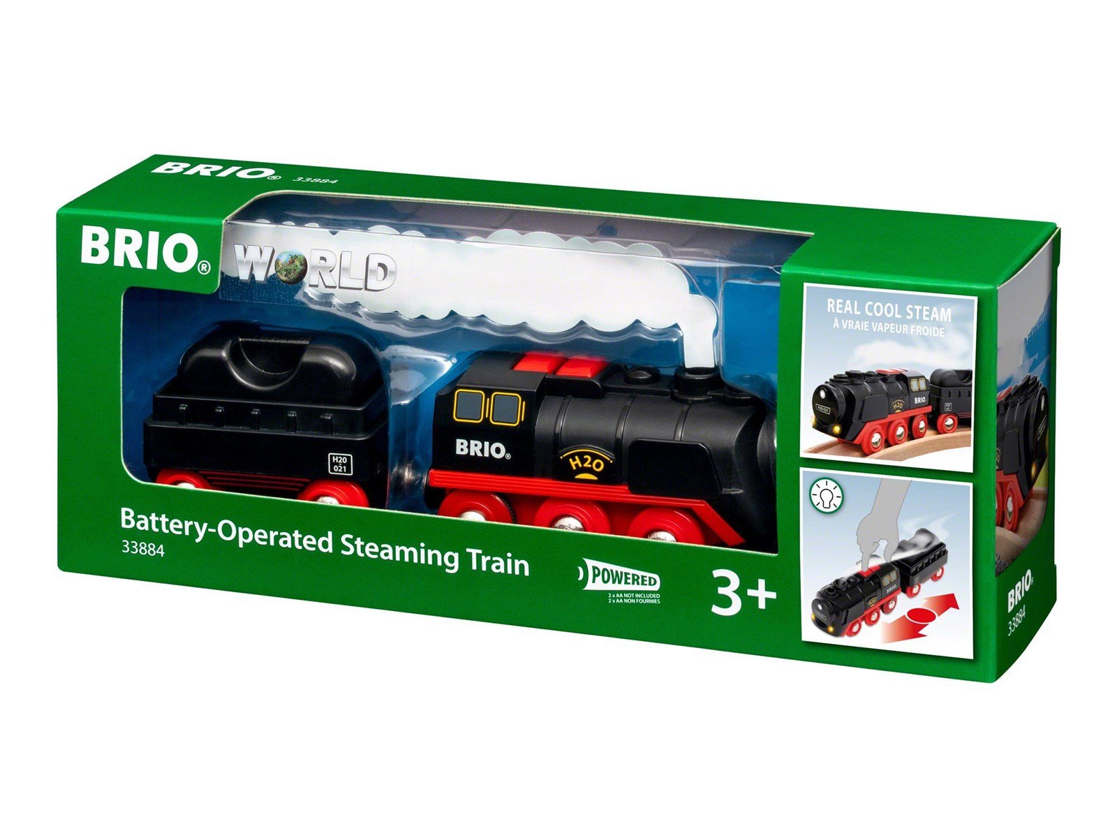 Brio Battery-Operated Steaming Train Brio Battery-Operated Steaming Train